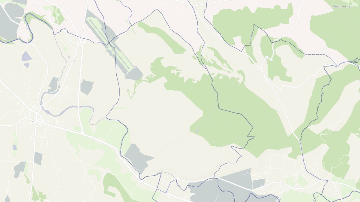 Aperçu cartographique de Caucalières, centré sur la commune