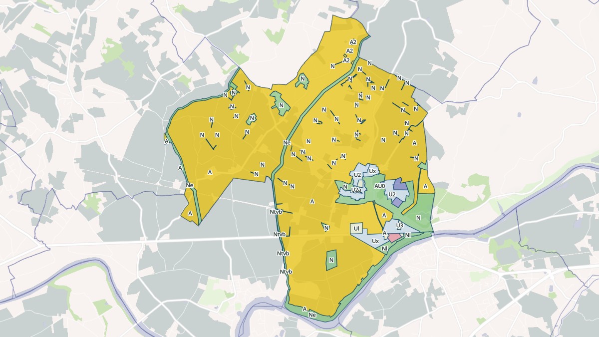 Aperçu cartographique de Labastide-de-Lévis, centré sur la commune