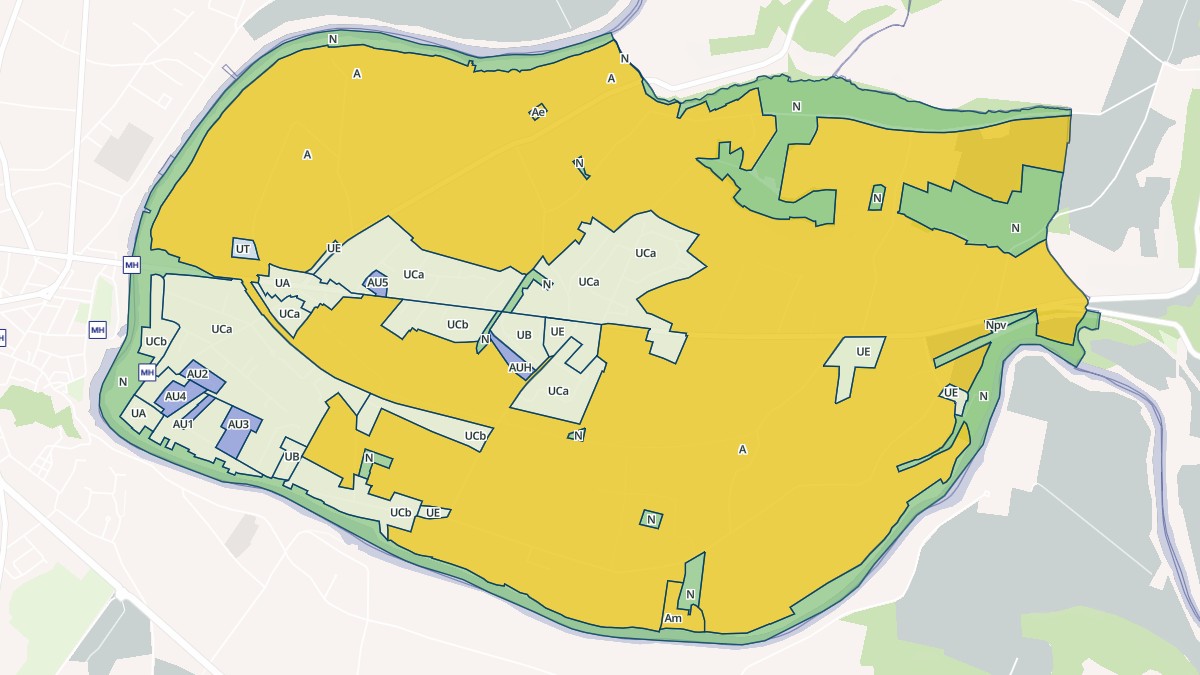 Aperçu cartographique de Labastide-Saint-Georges, centré sur la commune