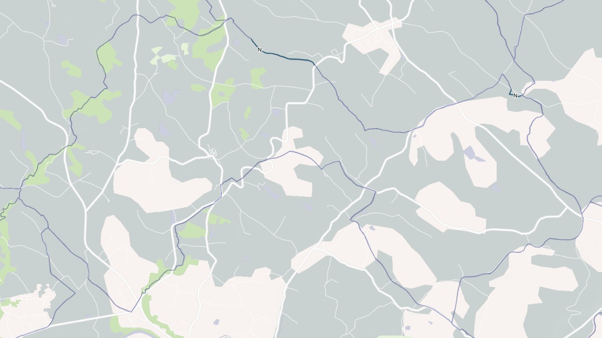Aperçu cartographique de Labessière-Candeil, centré sur la commune