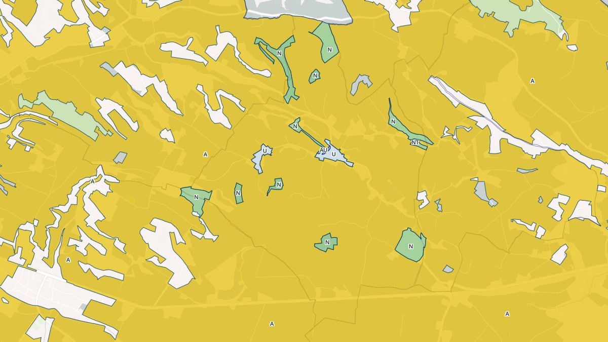 Aperçu cartographique de Lacroisille, centré sur la commune