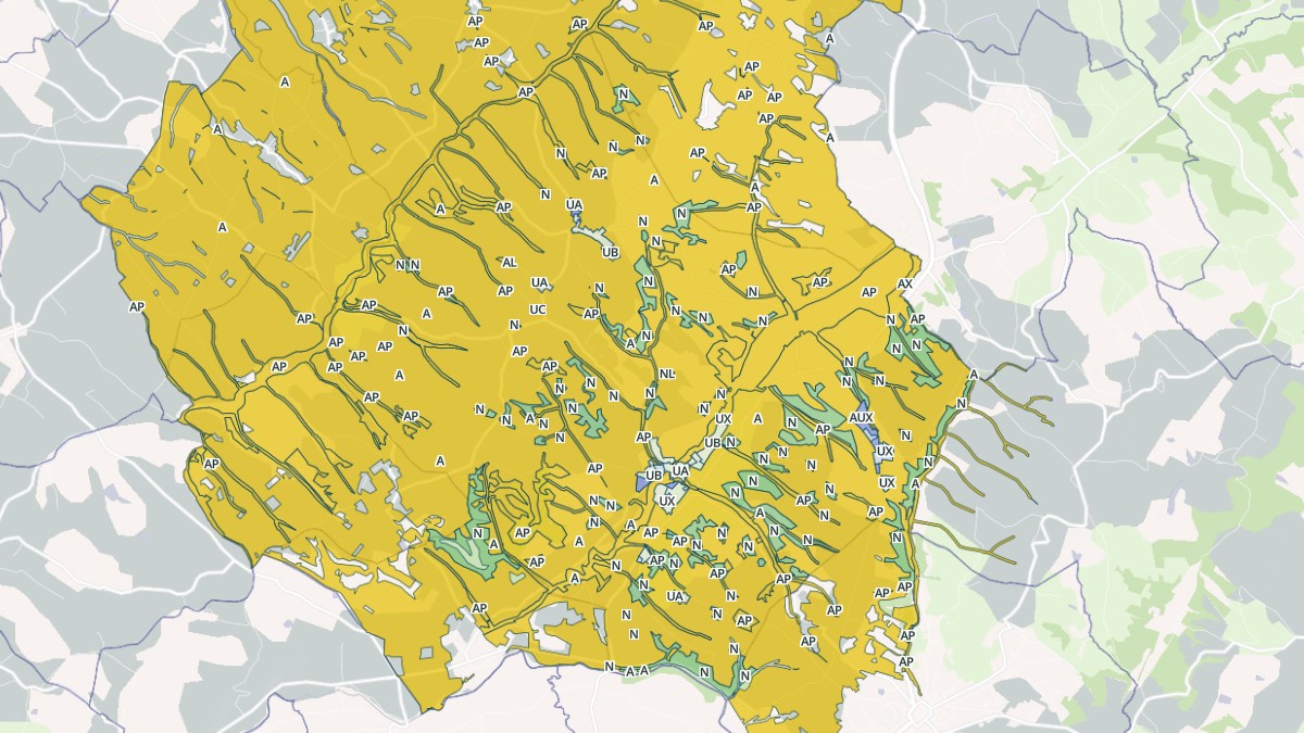 Aperçu cartographique de Lombers, centré sur la commune