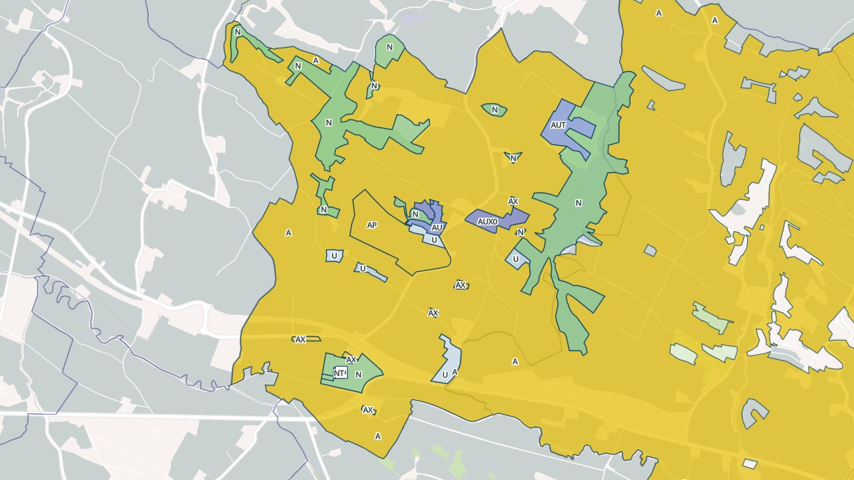 Aperçu cartographique de Maurens-Scopont, centré sur la commune