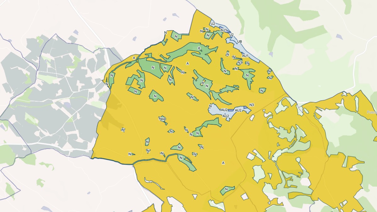 Aperçu cartographique de Montfa, centré sur la commune