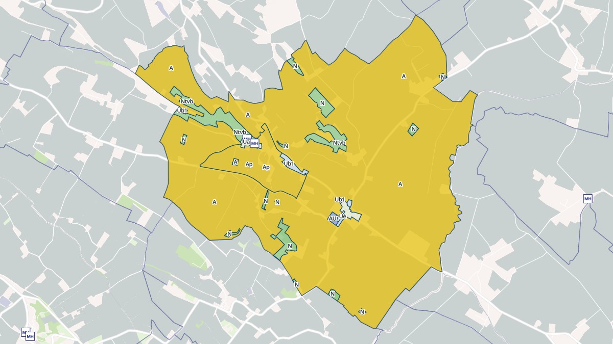 Aperçu cartographique de Montgey, centré sur la commune