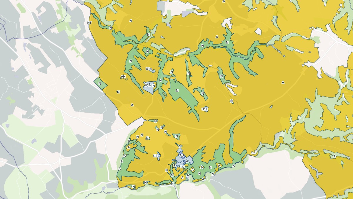 Aperçu cartographique de Mouzieys-Teulet, centré sur la commune
