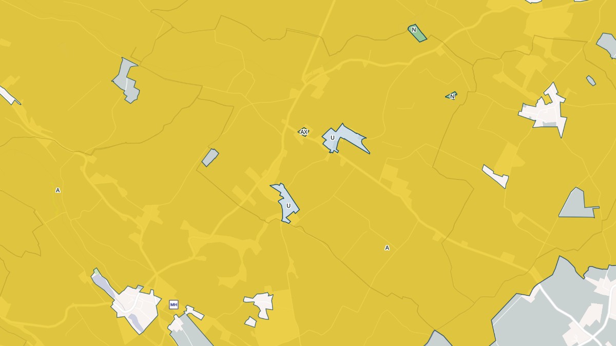 Aperçu cartographique de Péchaudier, centré sur la commune