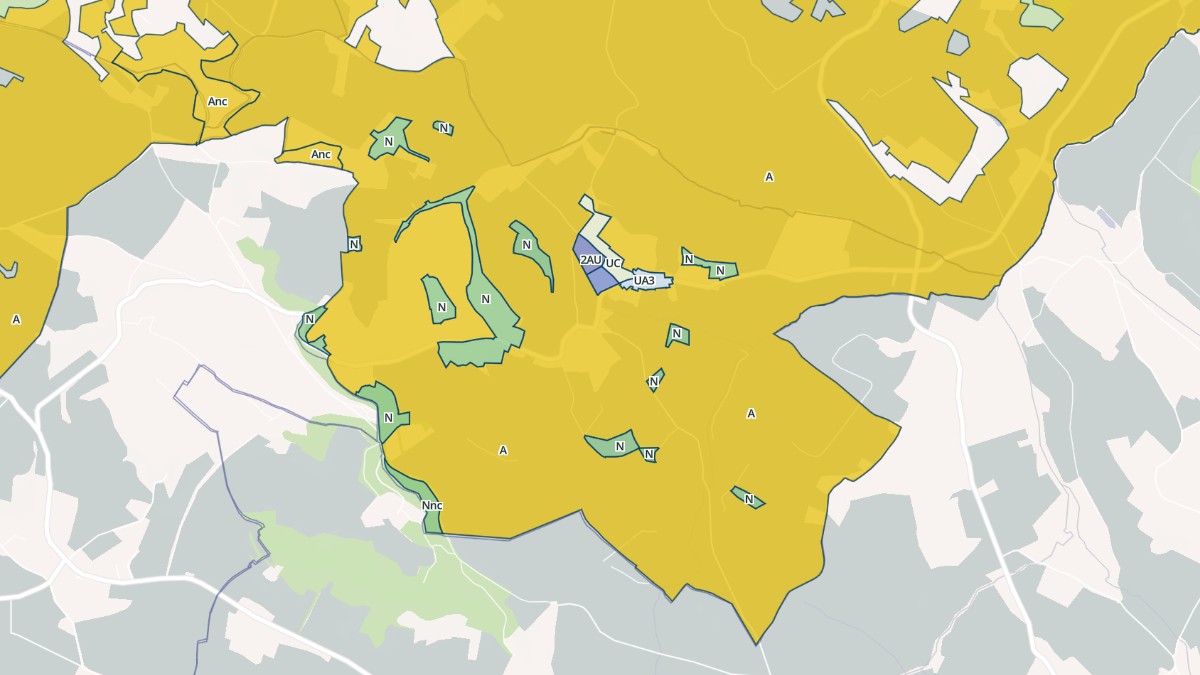 Aperçu cartographique de Prades, centré sur la commune