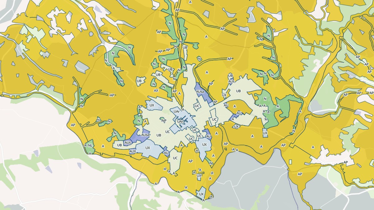 Aperçu cartographique de Réalmont, centré sur la commune