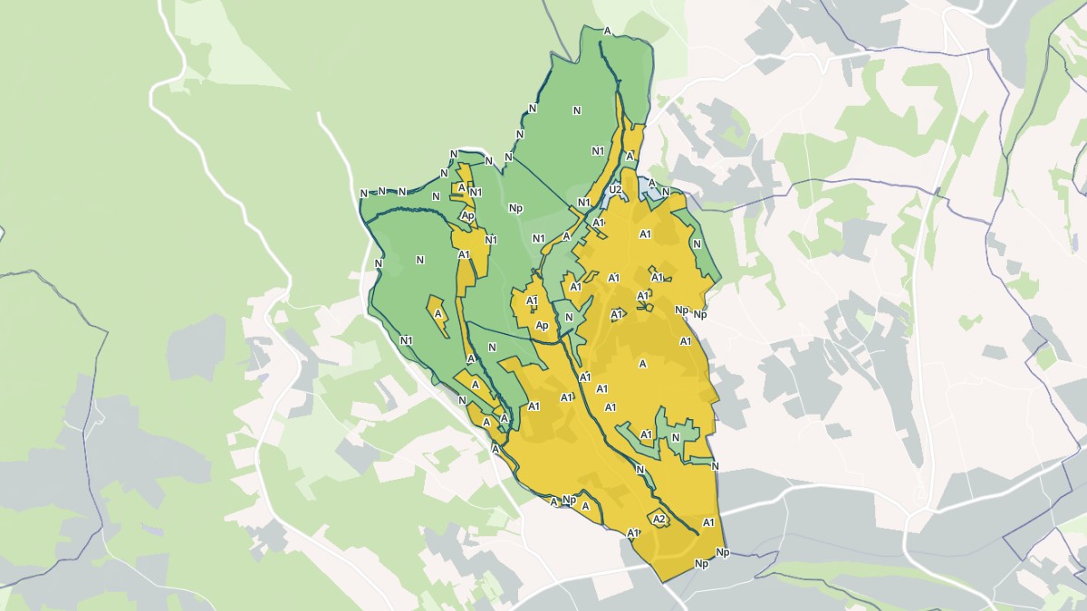 Aperçu cartographique de Sainte-Cécile-du-Cayrou, centré sur la commune