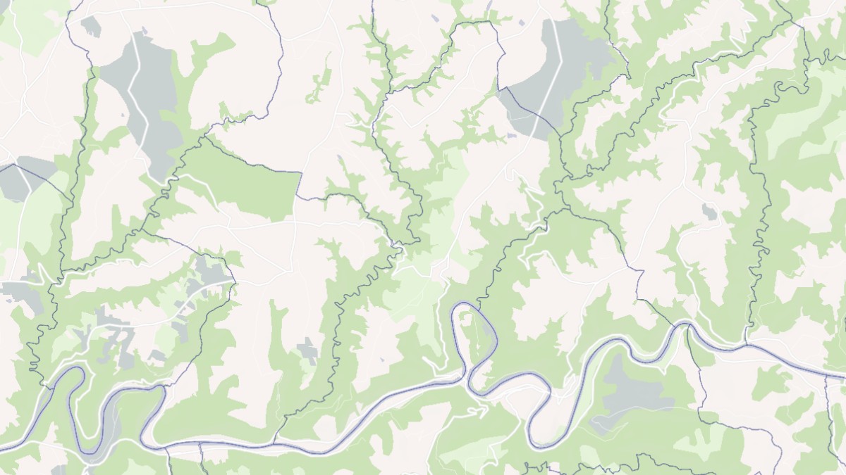 Aperçu cartographique de Saint-Cirgue, centré sur la commune