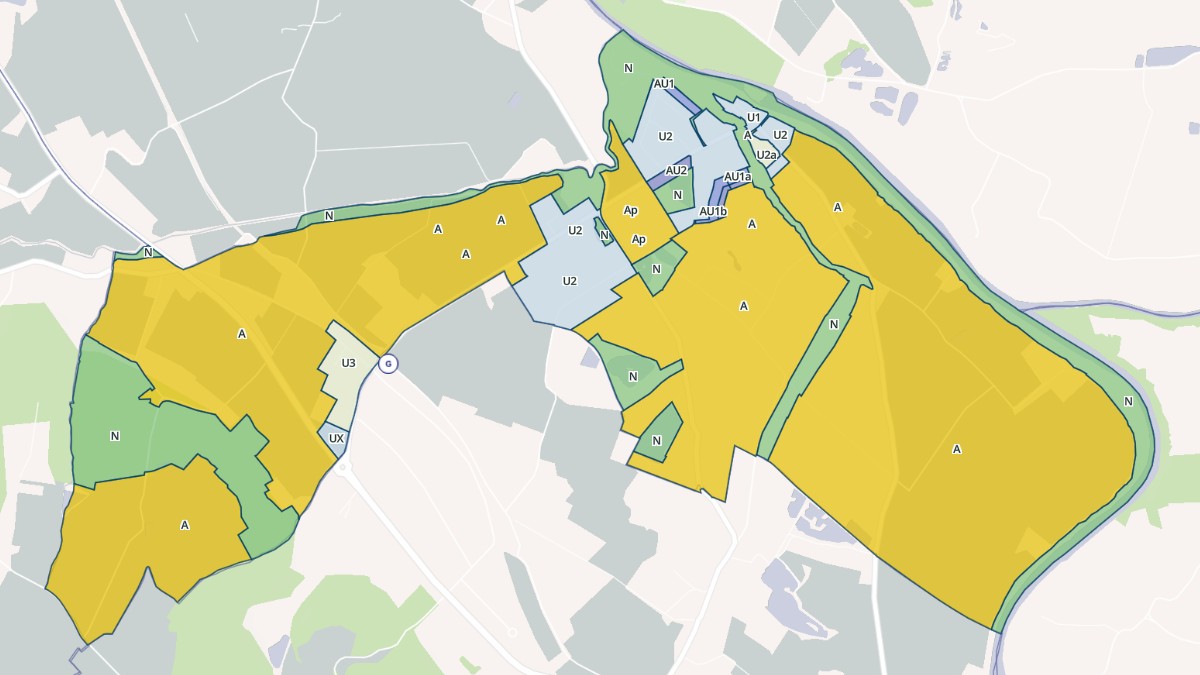 Aperçu cartographique de Saint-Jean-de-Rives, centré sur la commune