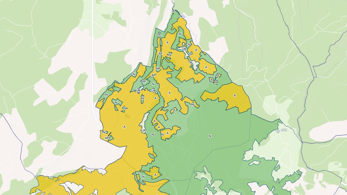 Aperçu cartographique de Saint-Michel-de-Vax, centré sur la commune