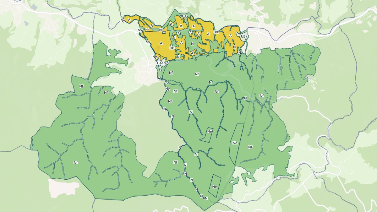 Aperçu cartographique de Sauveterre, centré sur la commune