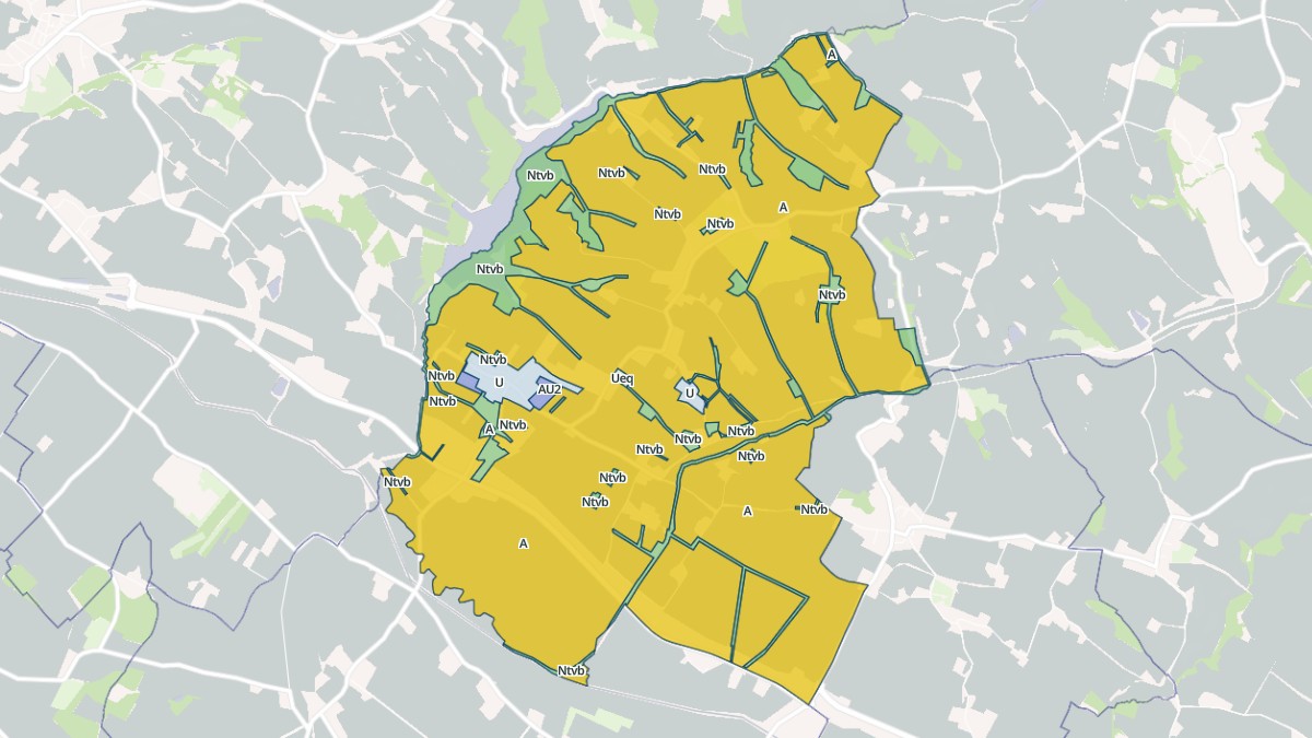 Aperçu cartographique de Teulat, centré sur la commune
