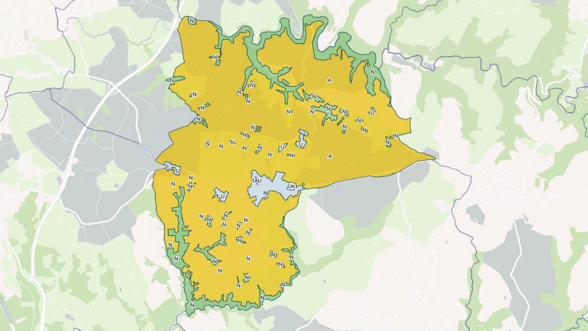 Aperçu cartographique de Valderiès, centré sur la commune