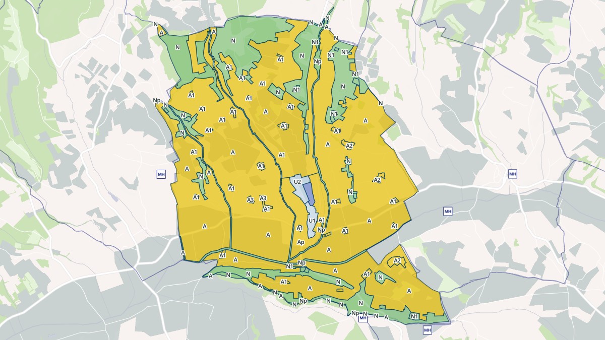Aperçu cartographique de Le Verdier, centré sur la commune