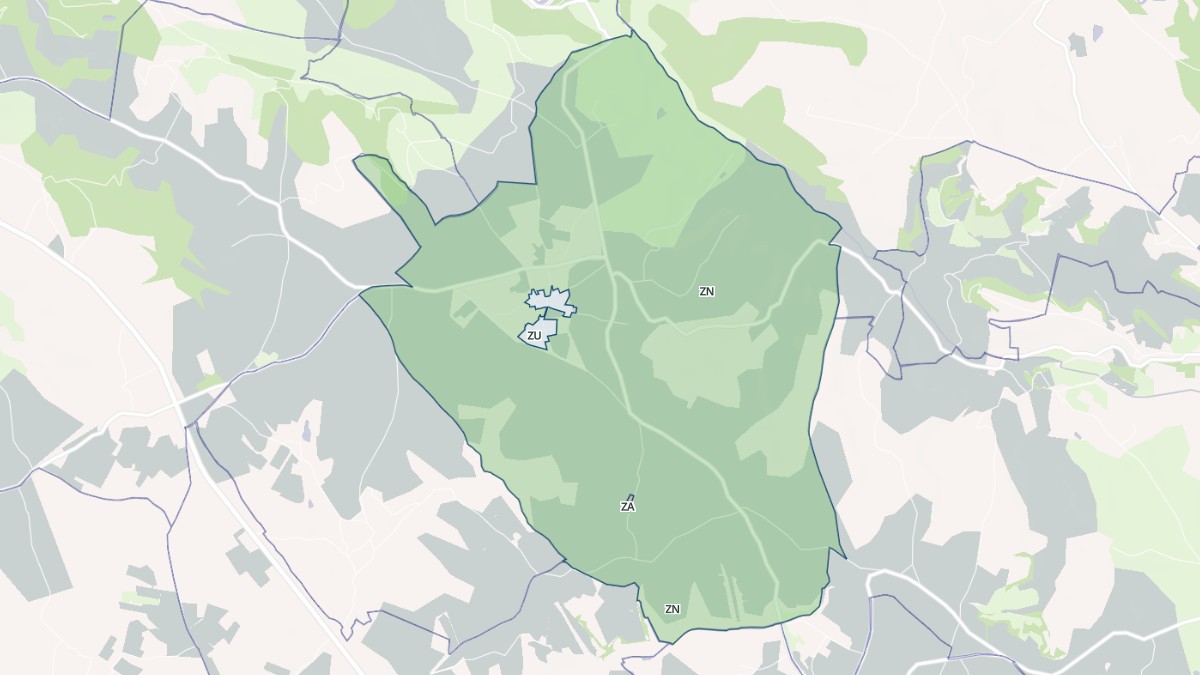 Aperçu cartographique de Virac, centré sur la commune