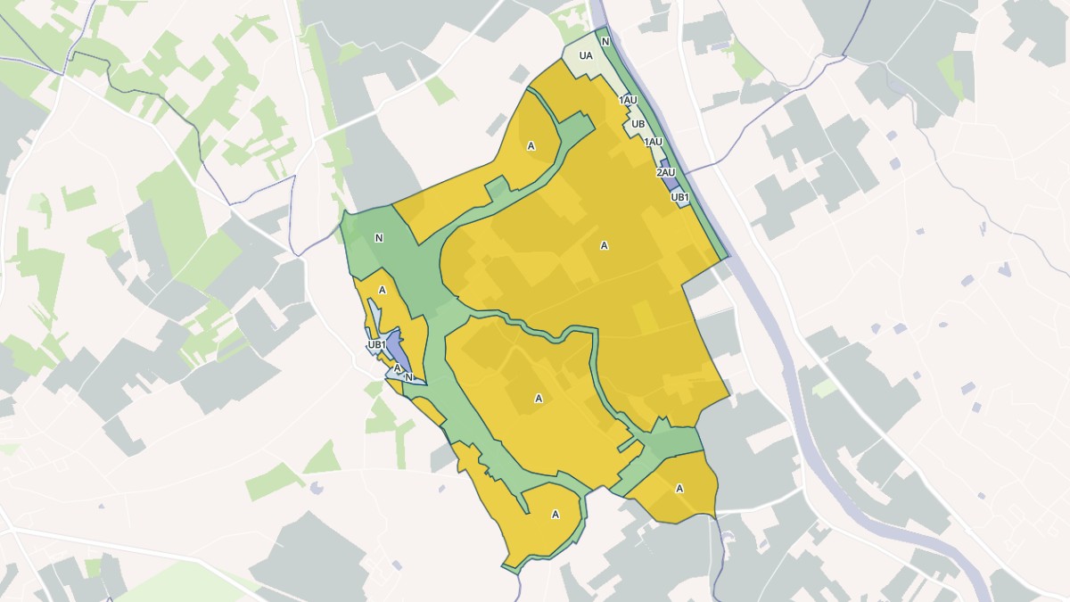 Aperçu cartographique de Albefeuille-Lagarde, centré sur la commune