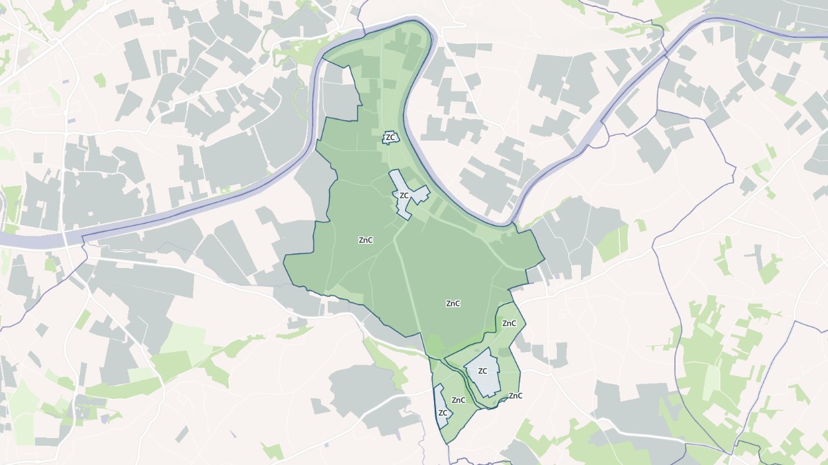 Aperçu cartographique de Les Barthes, centré sur la commune