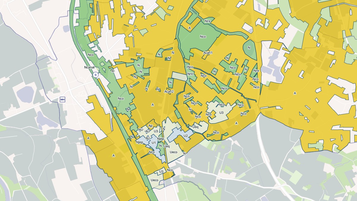 Aperçu cartographique de Canals, centré sur la commune