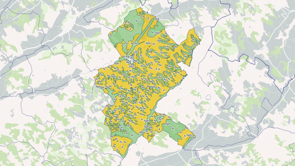 Aperçu cartographique de Cazes-Mondenard, centré sur la commune