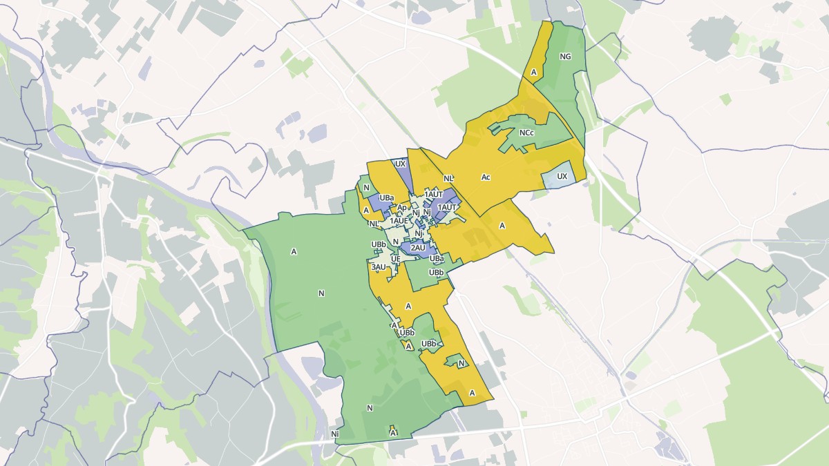 Aperçu cartographique de Escatalens, centré sur la commune