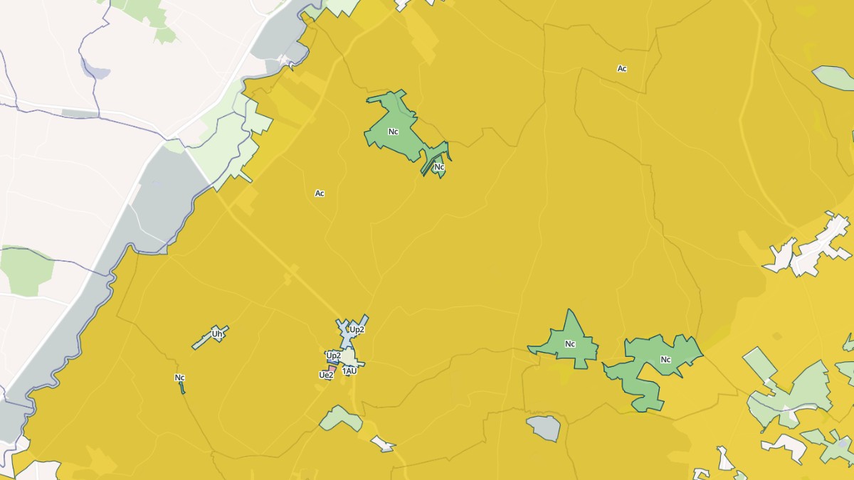 Aperçu cartographique de Faudoas, centré sur la commune