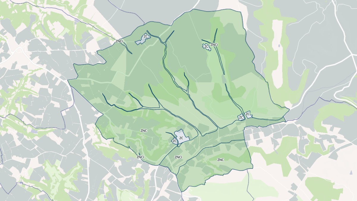 Aperçu cartographique de Fauroux, centré sur la commune