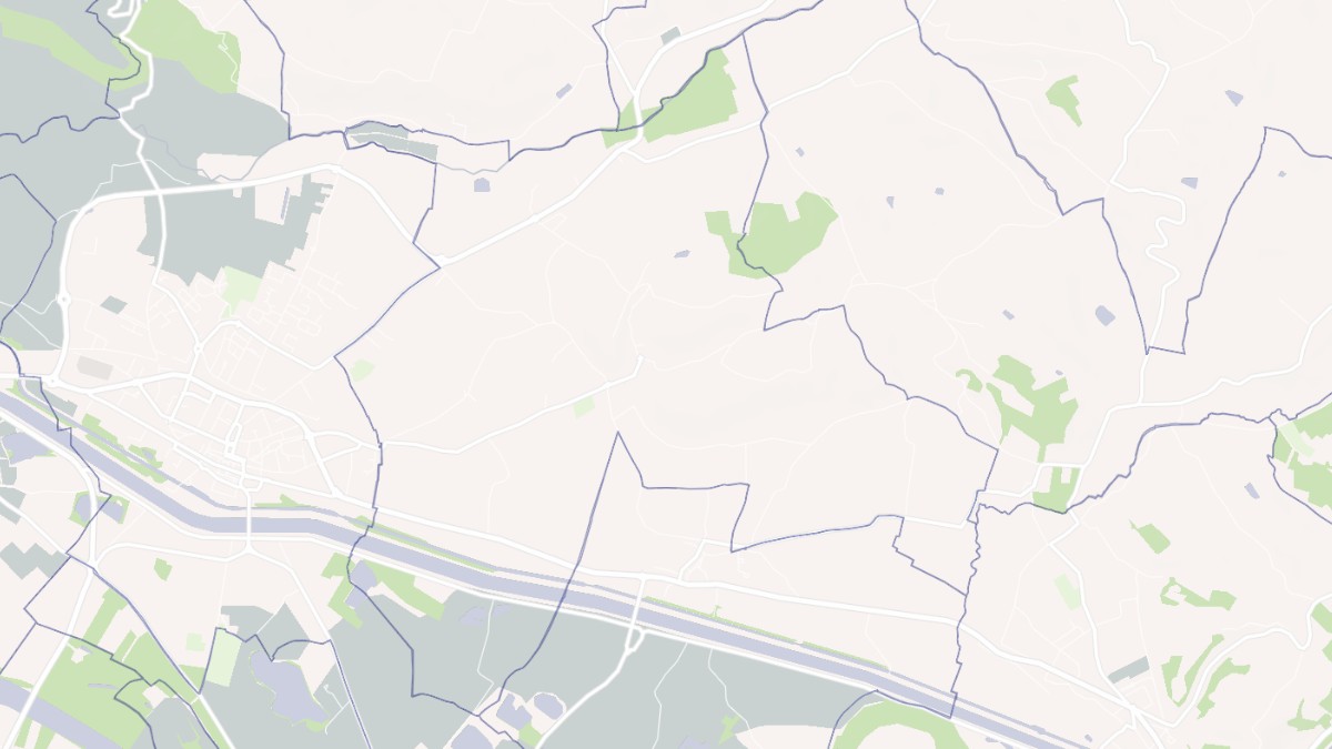 Aperçu cartographique de Goudourville, centré sur la commune