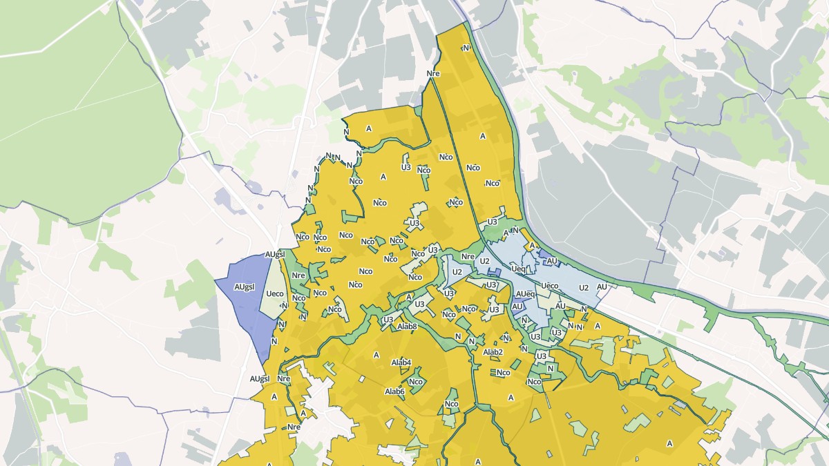 Aperçu cartographique de Labastide-Saint-Pierre, centré sur la commune