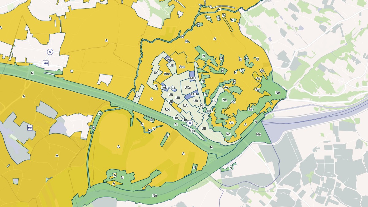 Aperçu cartographique de Malause, centré sur la commune