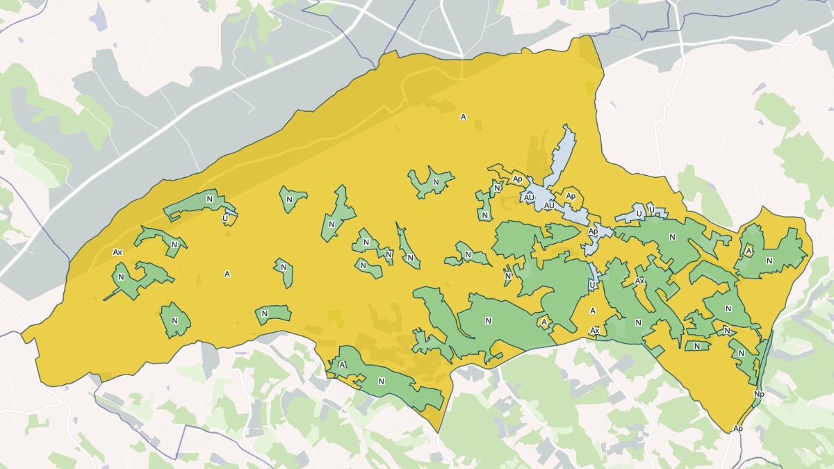 Aperçu cartographique de Montesquieu, centré sur la commune