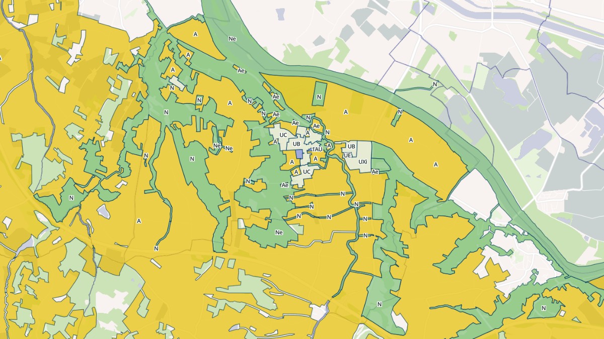 Aperçu cartographique de Saint-Loup, centré sur la commune