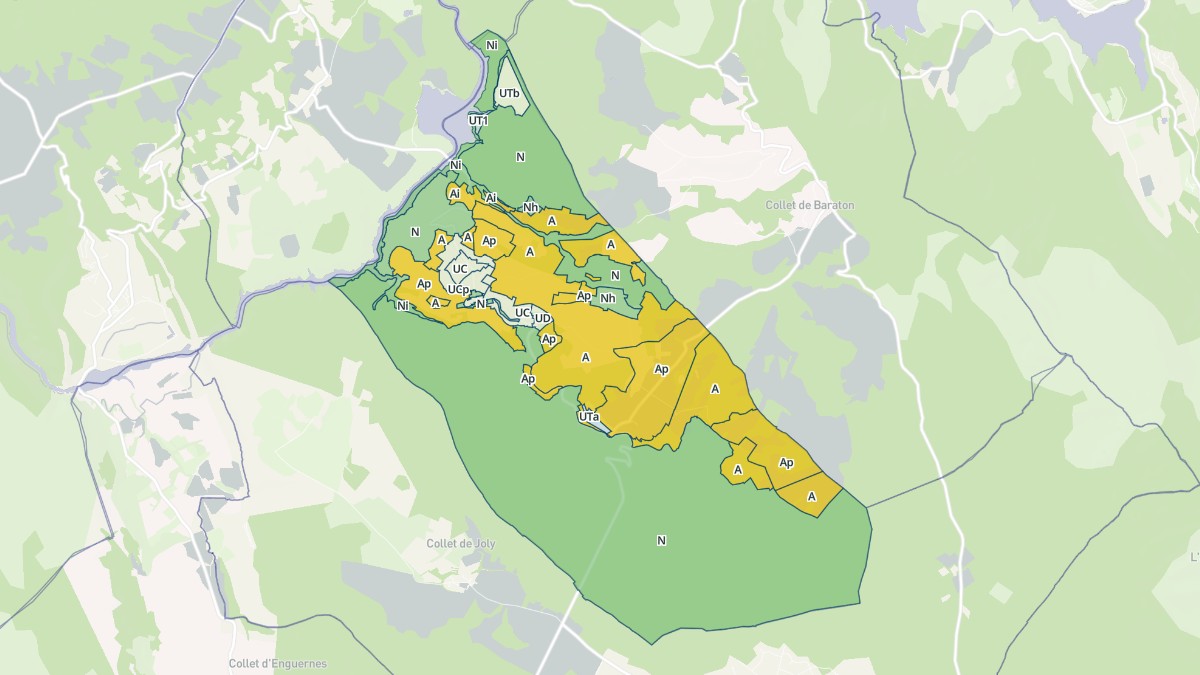 Aperçu cartographique de Artignosc-sur-Verdon, centré sur la commune