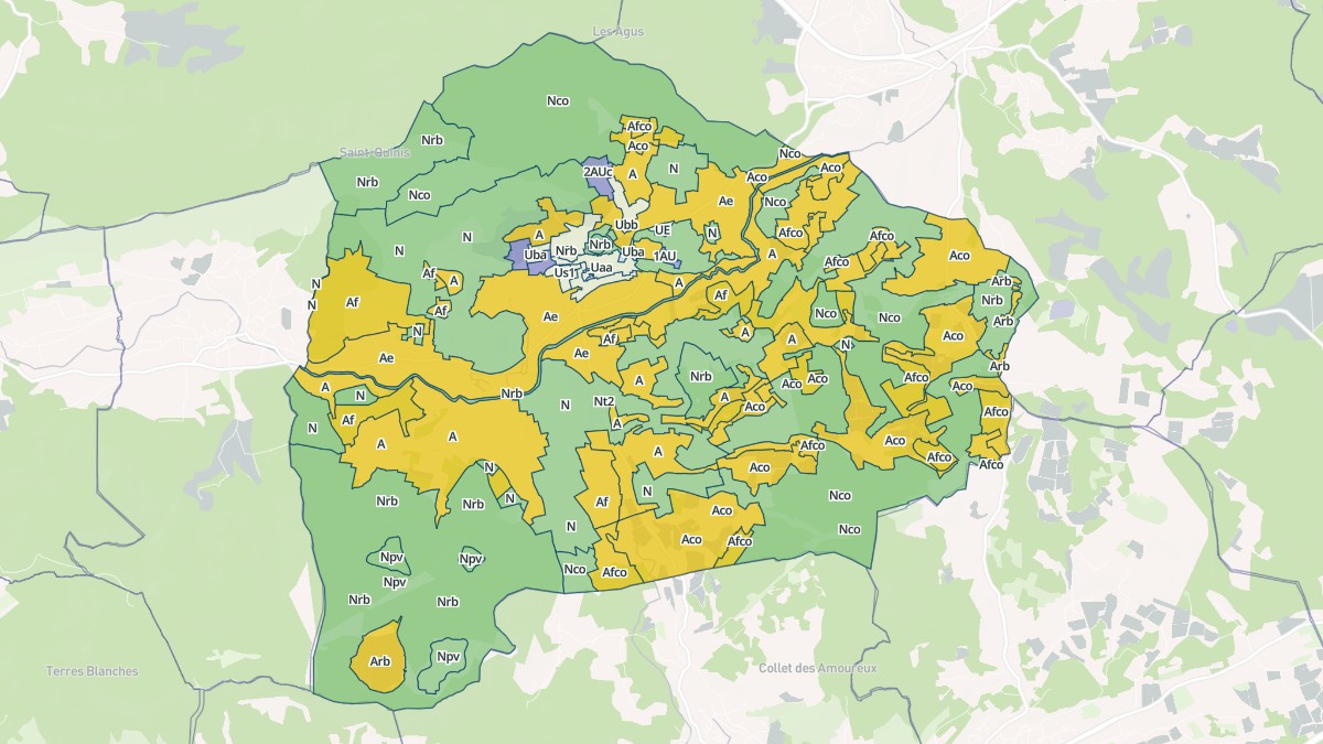 Aperçu cartographique de Besse-sur-Issole, centré sur la commune