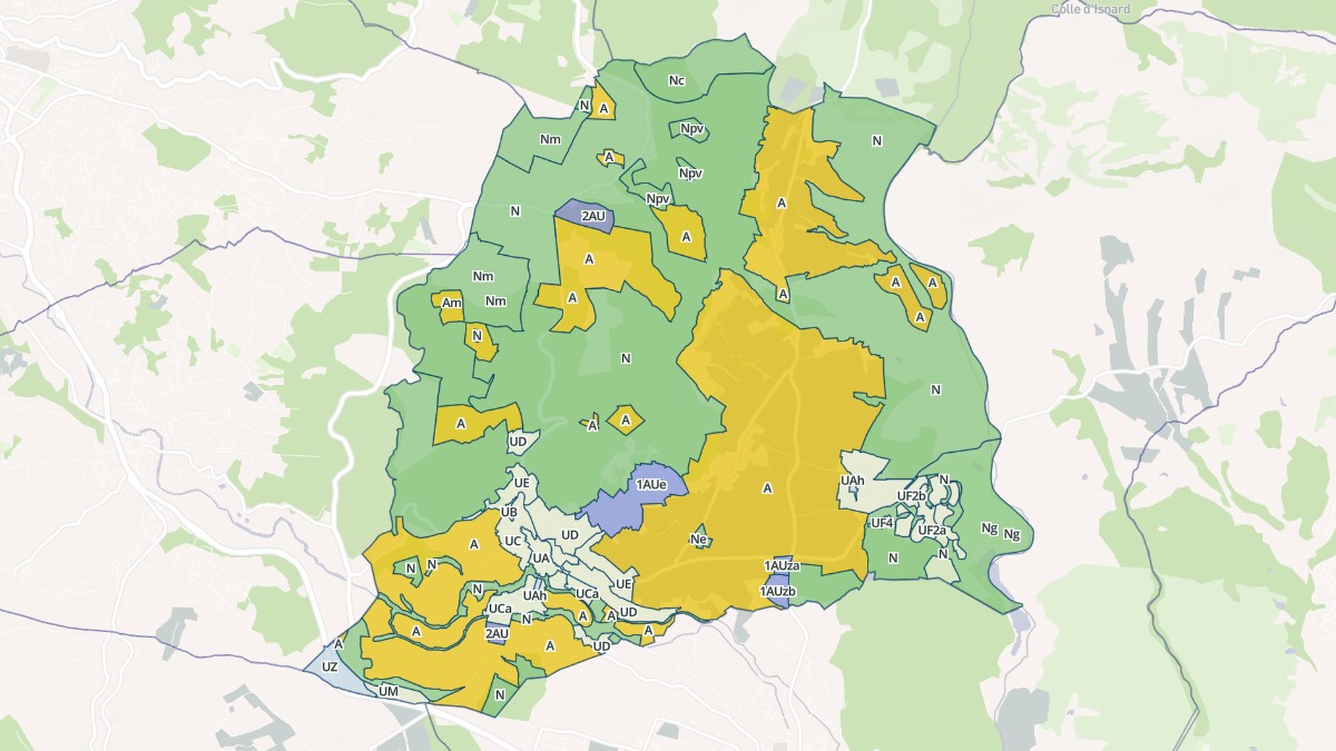 Aperçu cartographique de La Motte, centré sur la commune