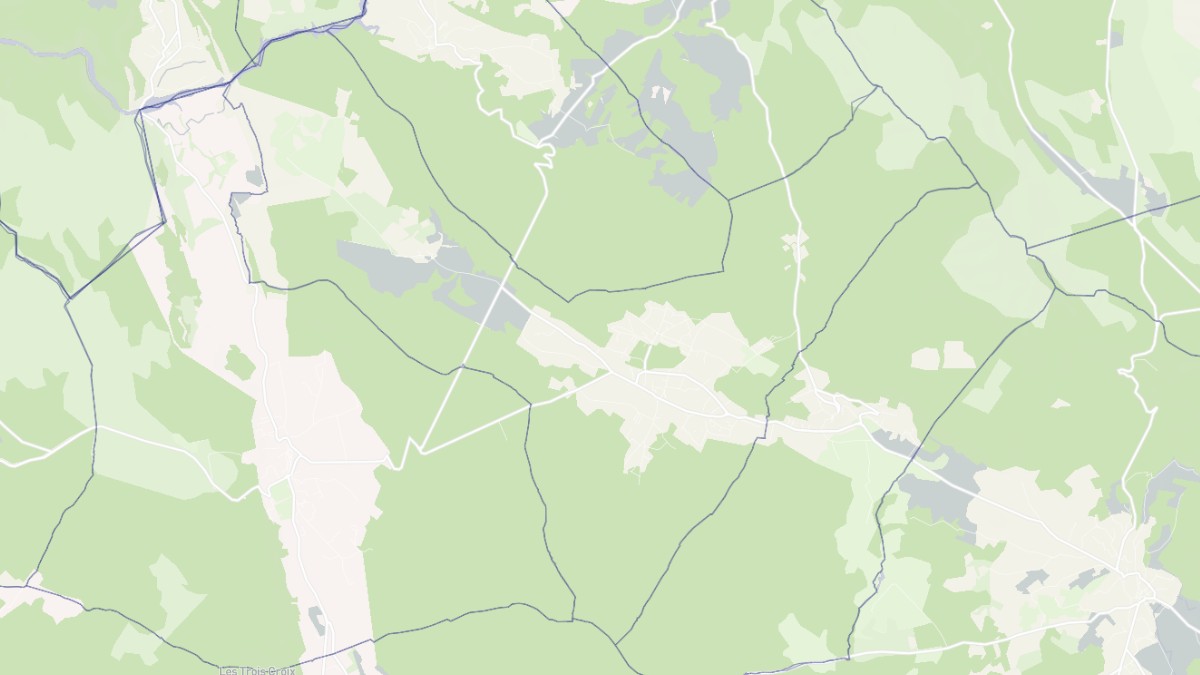 Aperçu cartographique de Régusse, centré sur la commune