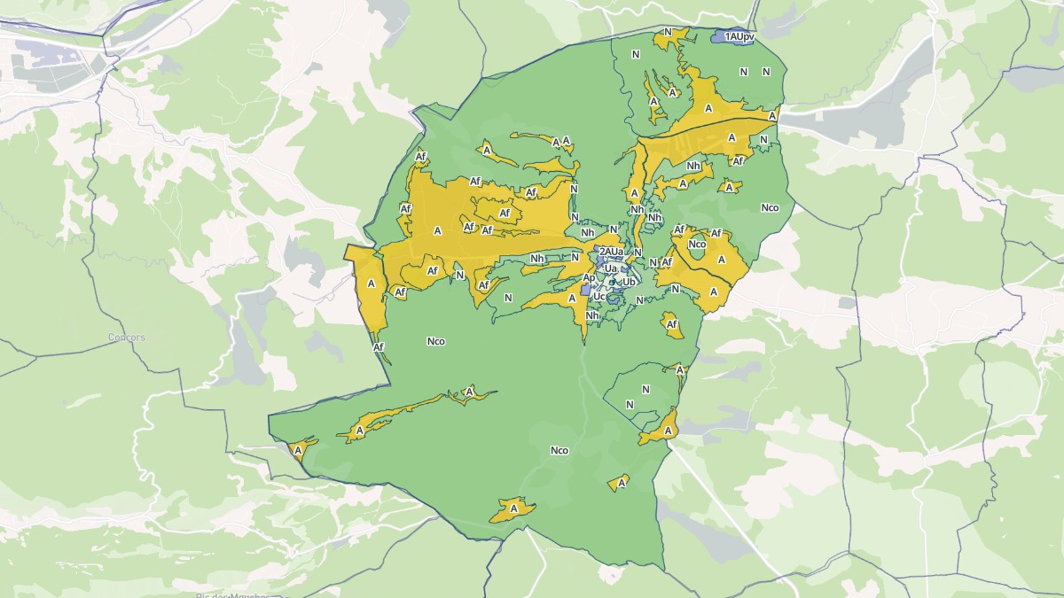 Aperçu cartographique de Rians, centré sur la commune