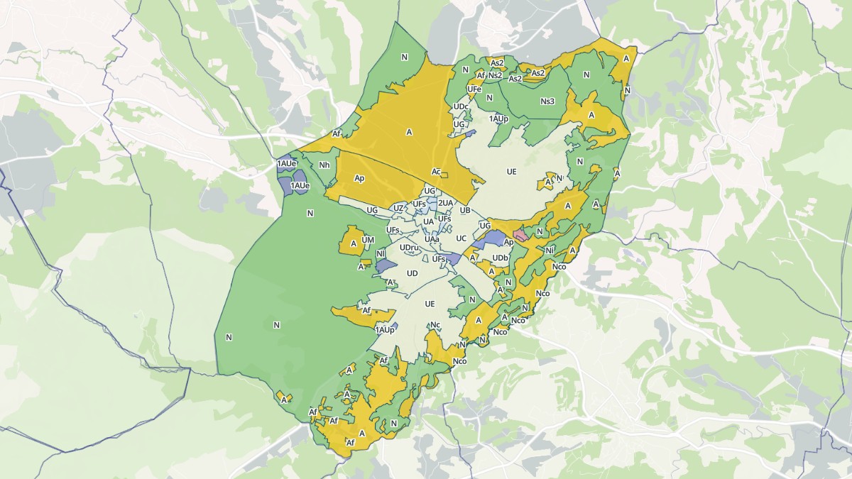 Aperçu cartographique de Saint-Maximin-la-Sainte-Baume, centré sur la commune