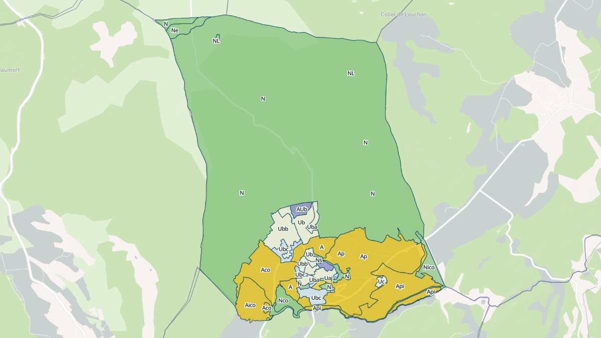 Aperçu cartographique de Seillons-Source-d'Argens, centré sur la commune