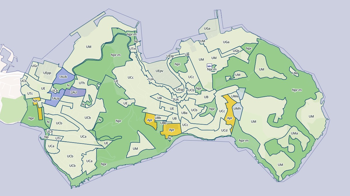 Aperçu cartographique de Saint-Mandrier-sur-Mer, centré sur la commune