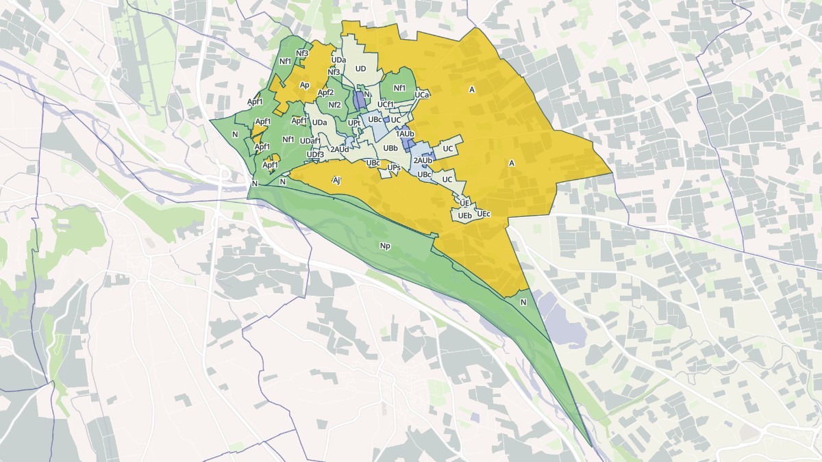 Aperçu cartographique de Caumont-sur-Durance, centré sur la commune