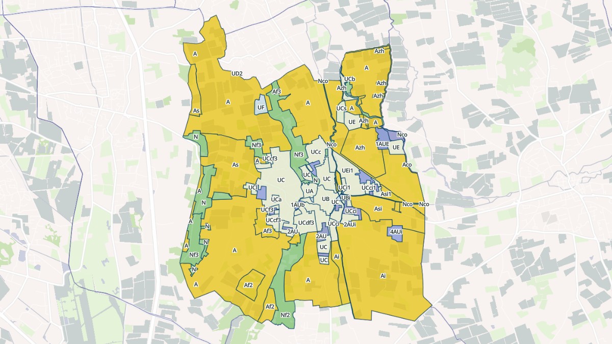 Aperçu cartographique de Châteauneuf-de-Gadagne, centré sur la commune