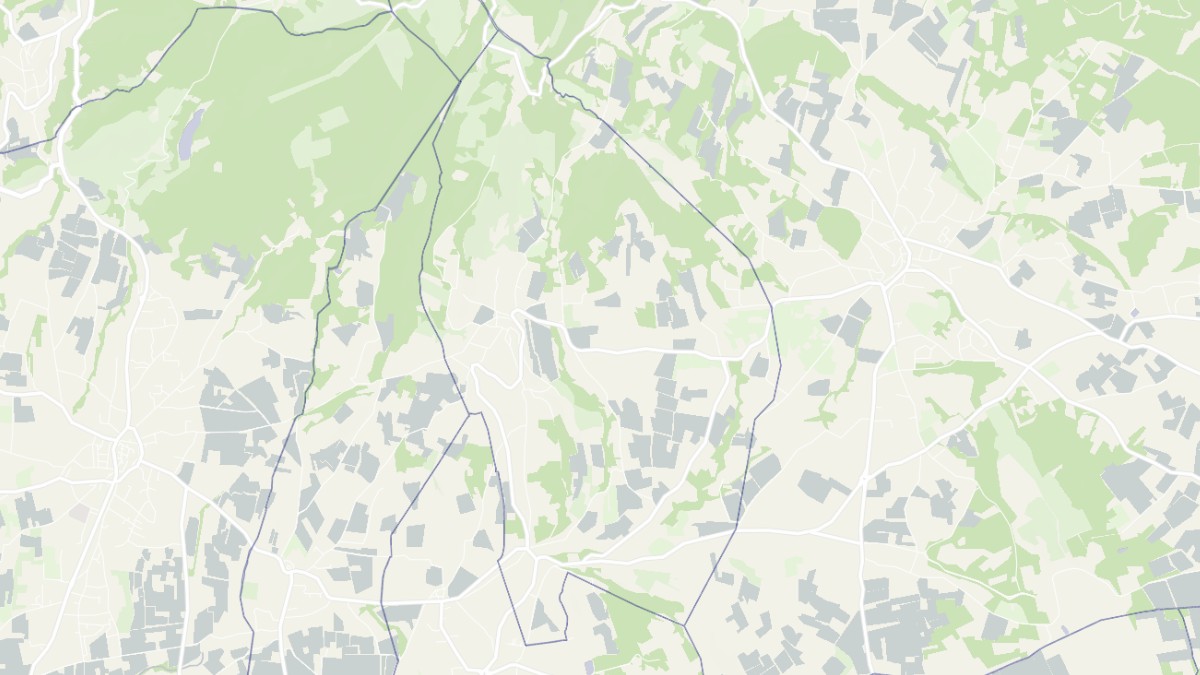 Aperçu cartographique de Crillon-le-Brave, centré sur la commune