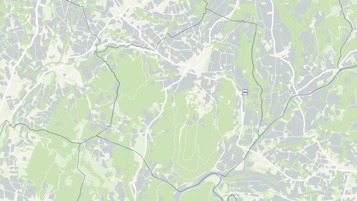 Aperçu cartographique de Faucon, centré sur la commune