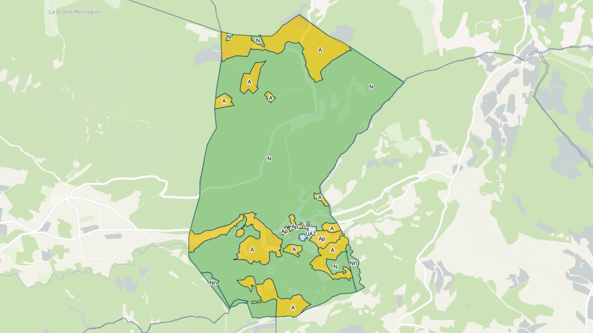 Aperçu cartographique de Gignac, centré sur la commune
