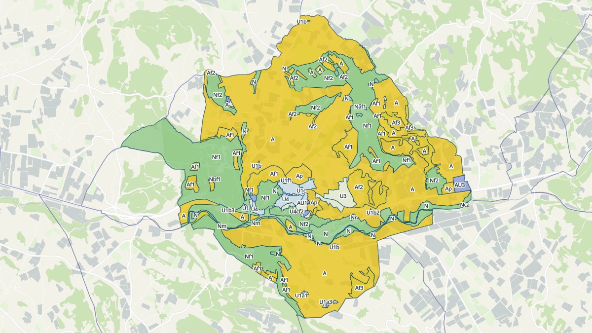 Aperçu cartographique de Goult, centré sur la commune