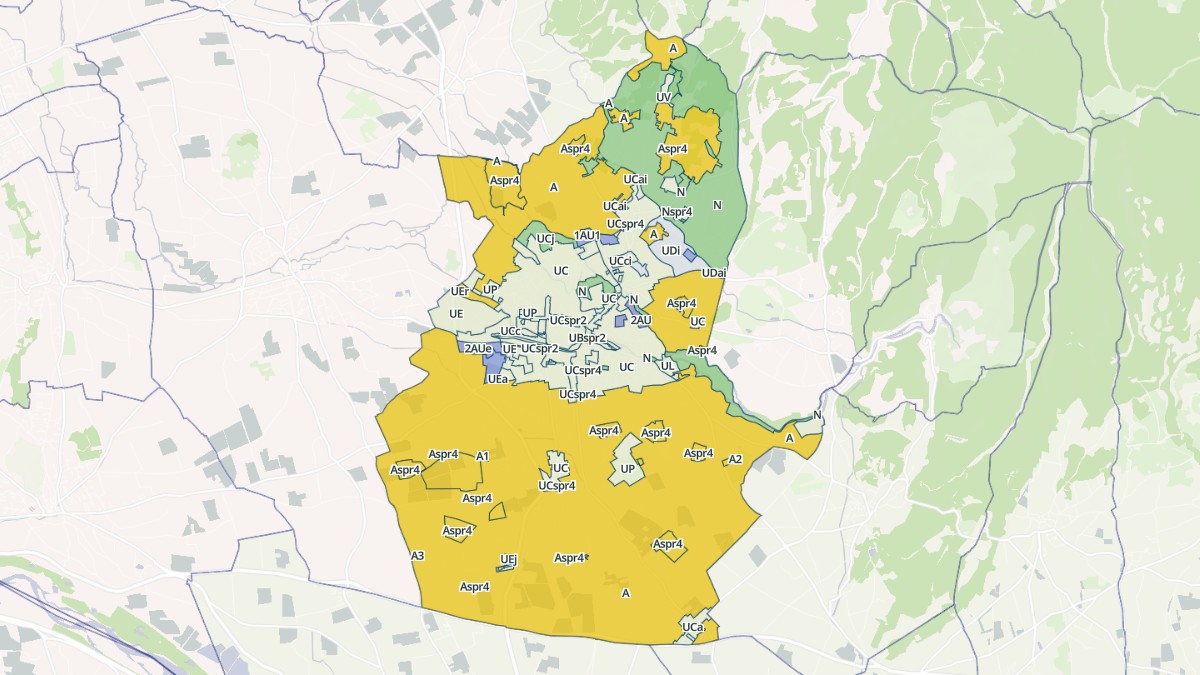 Aperçu cartographique de L'Isle-sur-la-Sorgue, centré sur la commune