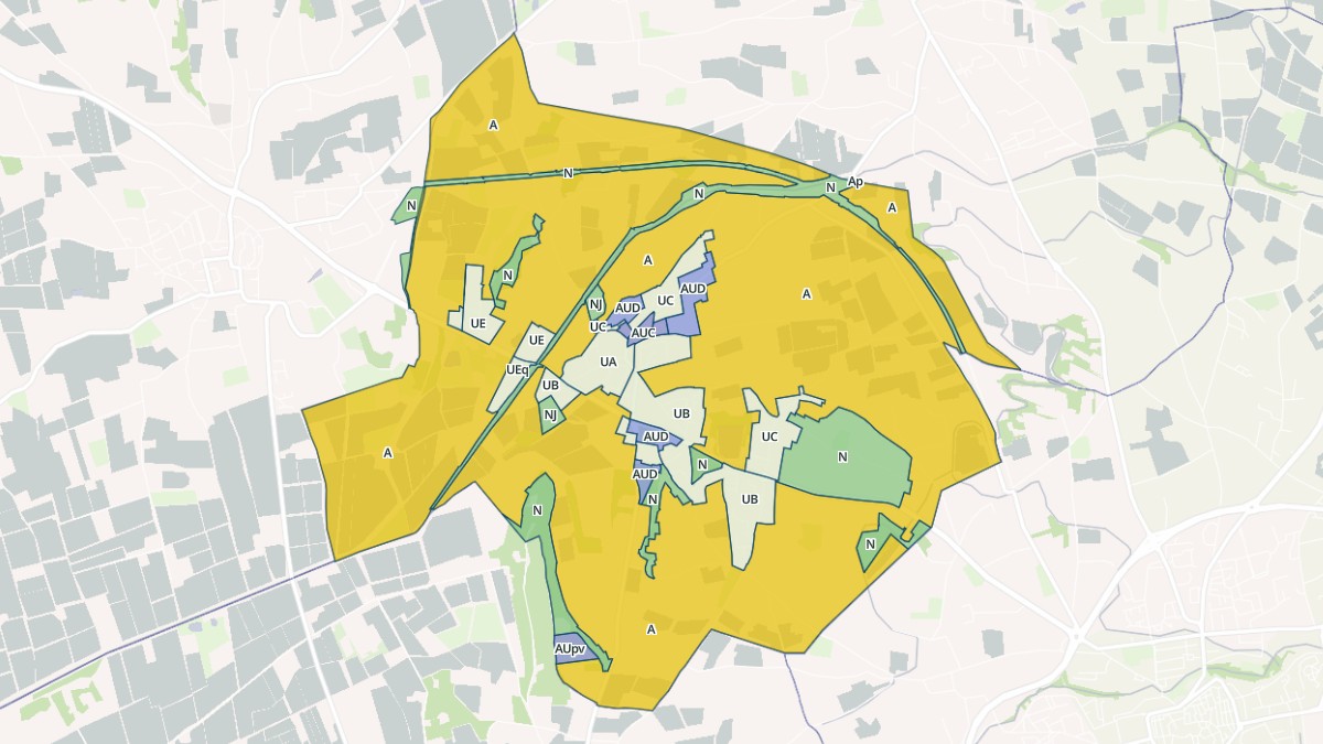 Aperçu cartographique de Loriol-du-Comtat, centré sur la commune